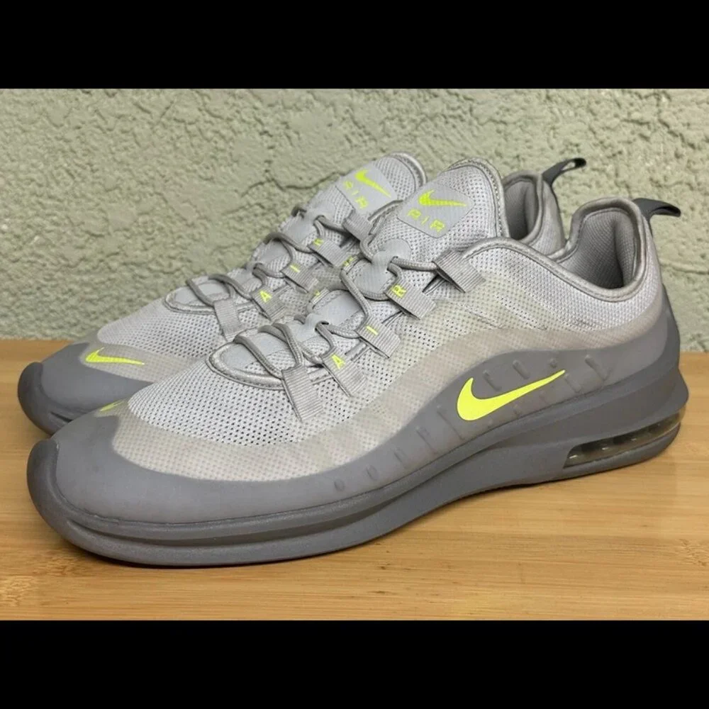 Size 12 - Nike Air Max‎ Axis GS Mens Gray Athletic Shoes Sneakers AA2146-010